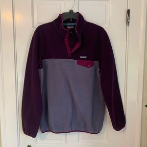 Purple color block Patagonia